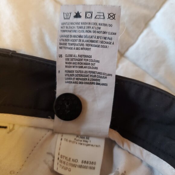 Puma Women's Golf Tech Performance  Black Pants - Picture 9 of 11